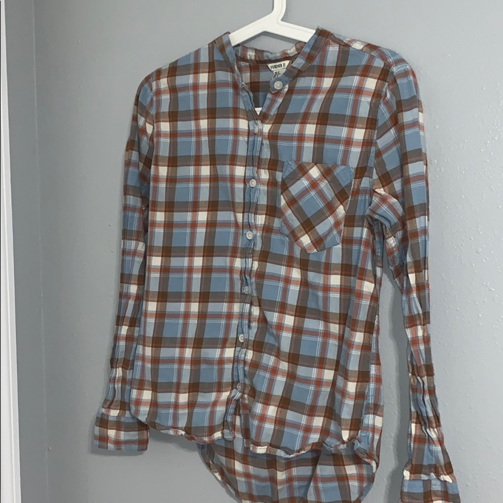 Plaid Button-Down